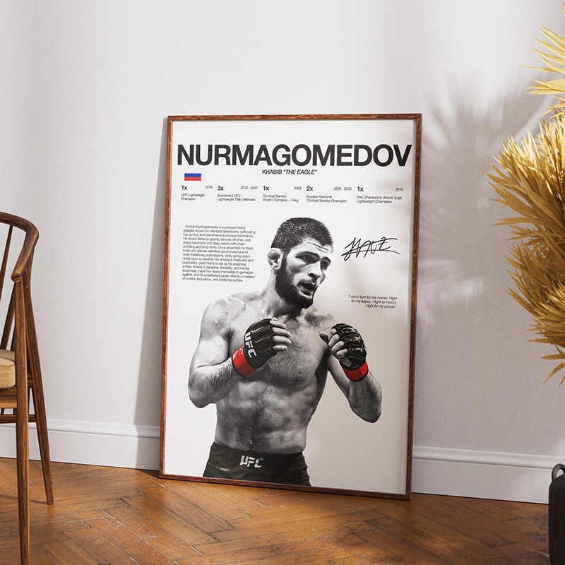 有名なボクシングレジェンドの戦いのポスタープリント UFC  - Sports Equipment Poster のレビューと価格