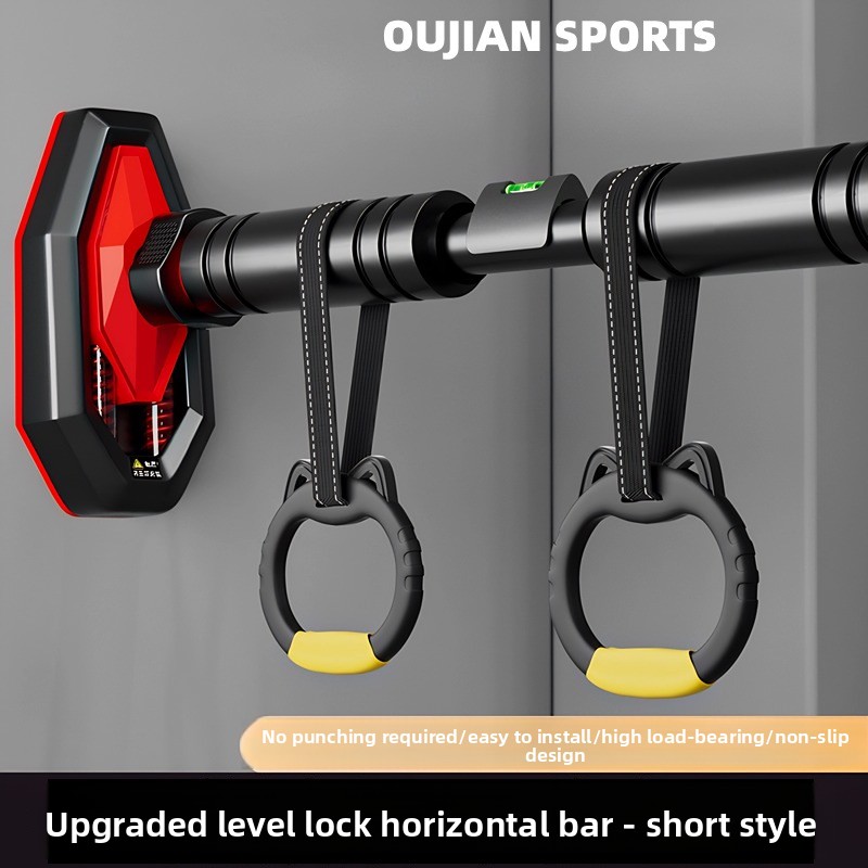室内用ドア枠マウント式懸垂バー、穴あけ不要、吊り下げリング付 - Sports Equipment Pictures のレビューと価格