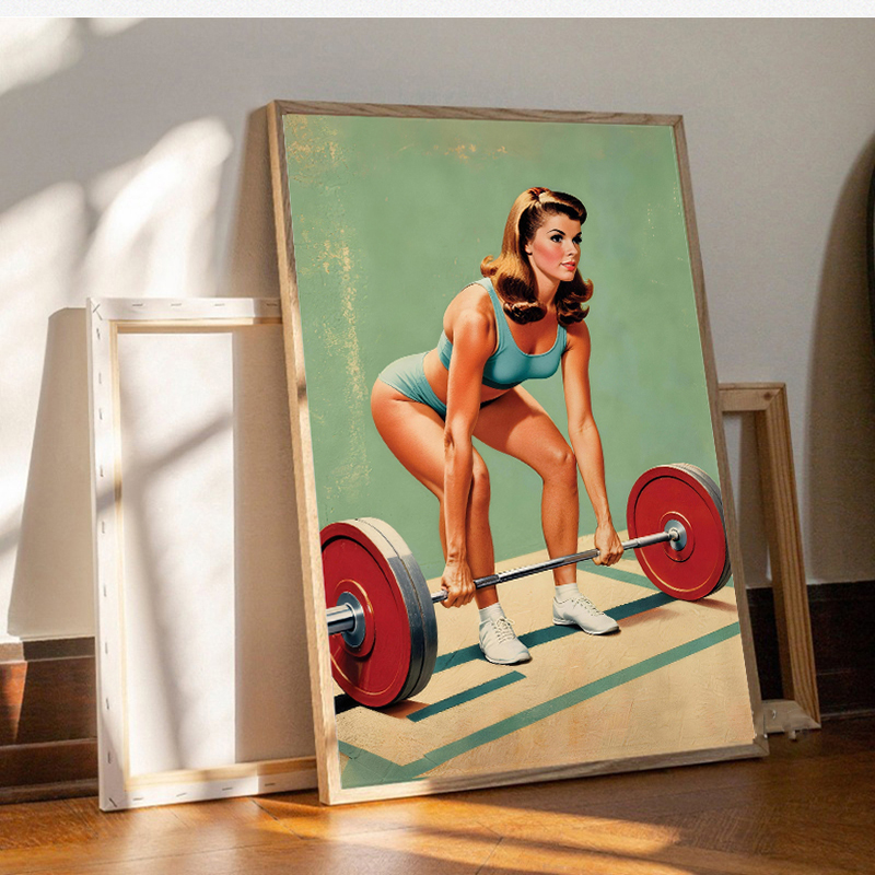 ポスターとプリントキャンバス絵画、ボディビルディング、ウェイ - Sports Equipment Poster のレビューと価格
