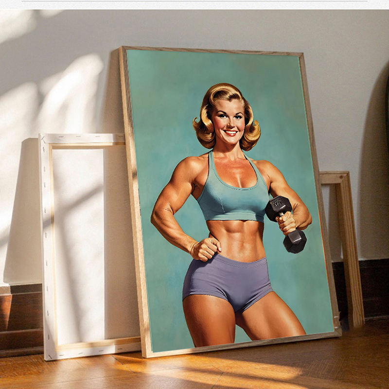 ポスターとプリントキャンバス絵画、ボディビルディング、ウェイ - Sports Equipment Poster のレビューと価格
