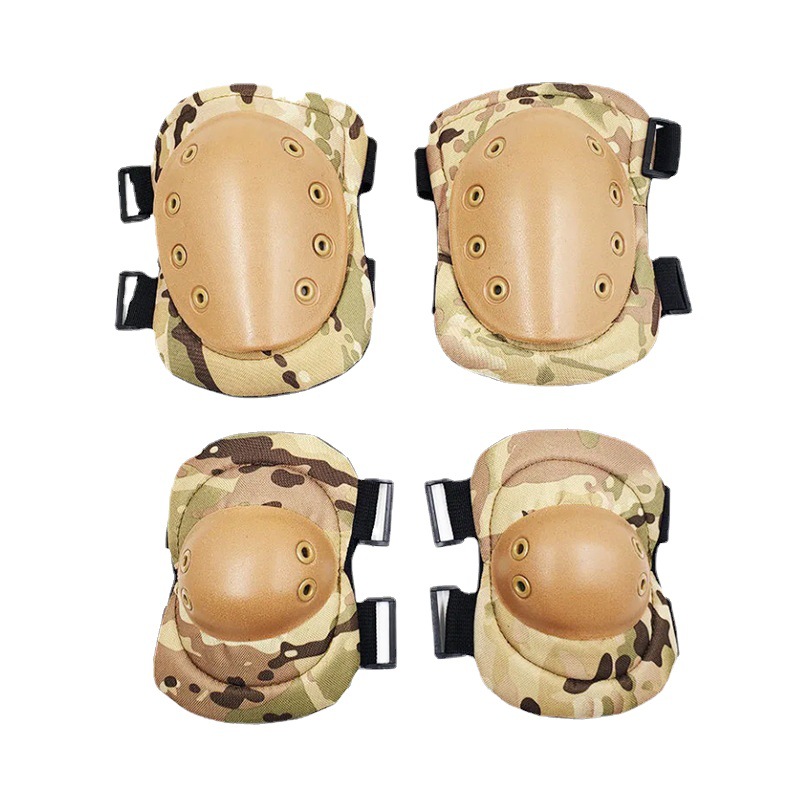 戦術用4点セット膝肘パッドセット アウトドアスポーツ用保護具 - Sports Equipment Knee Support のレビューと価格