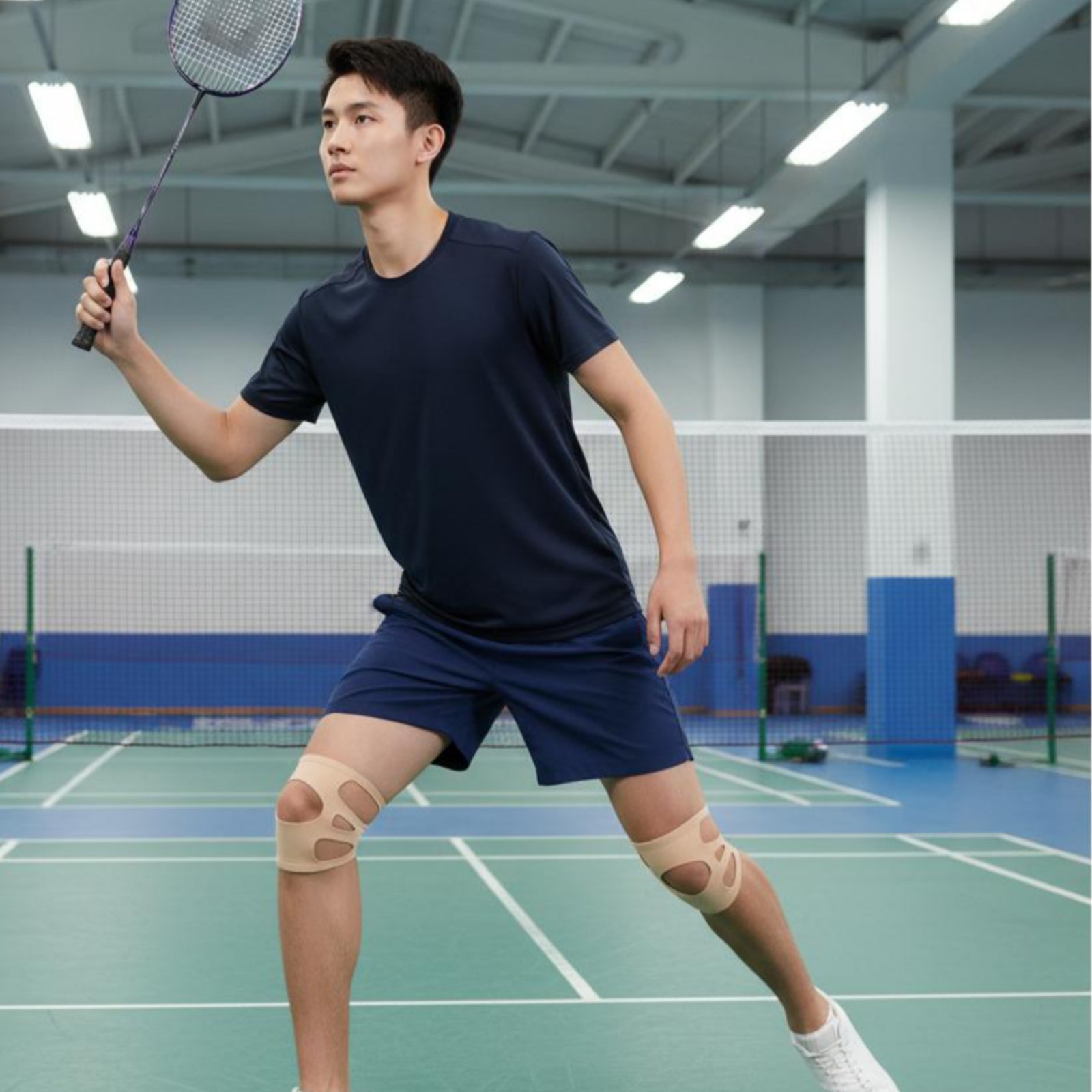 シリコン膝サポーター オールシーズン着用 薄型スポーツ膝スリ - Sports Equipment Knee Support のレビューと価格