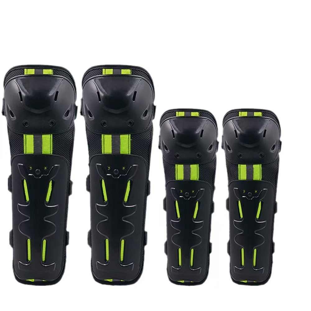 グリーンレッドオートバイ膝パッドと肘パッドライディング保護具 - Sports Equipment Knee Support のレビューと価格