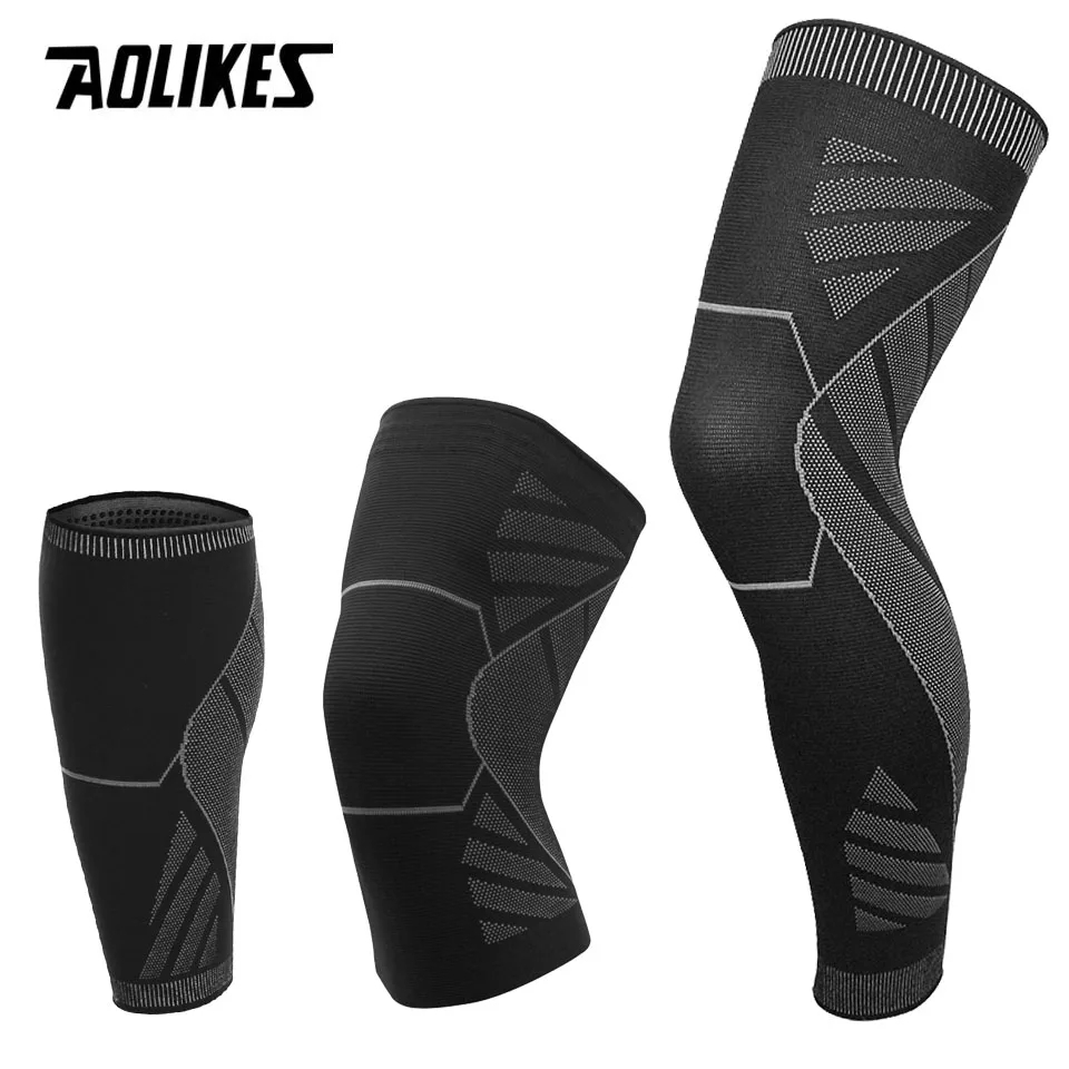 Aolikes-スポーツ圧縮膝装具パッド、弾性サポートパッド - Sports Equipment Knee Support のレビューと価格