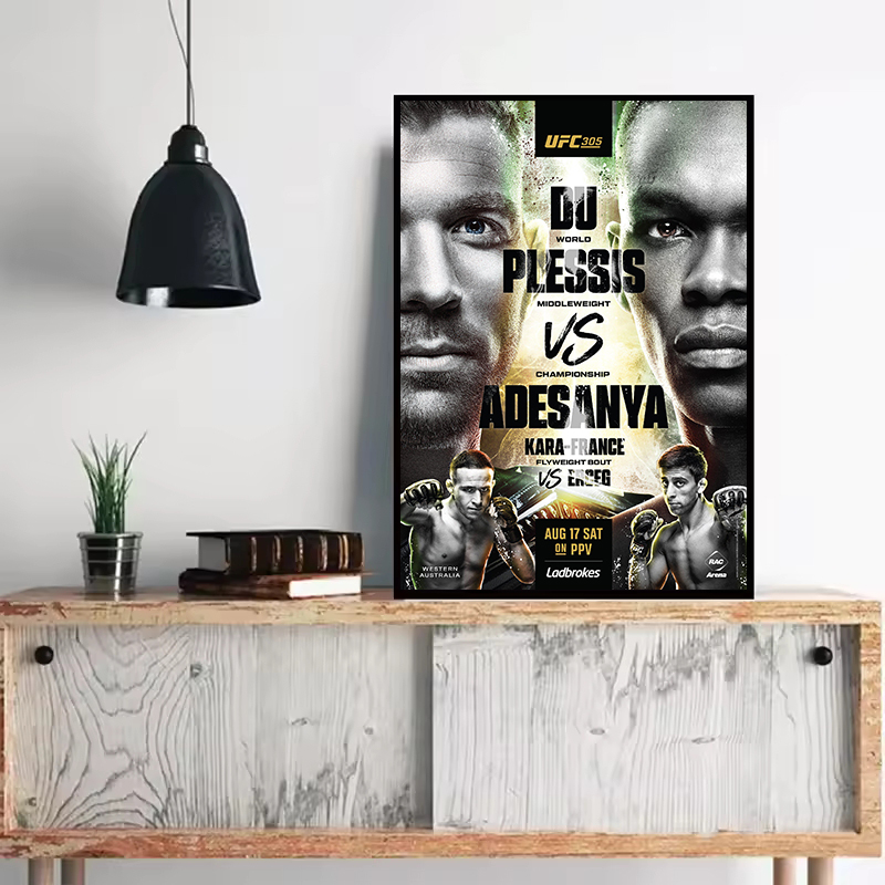 チャンピオンシップタイトルファイトポスタープリントクラシック - Sports Equipment Poster のレビューと価格