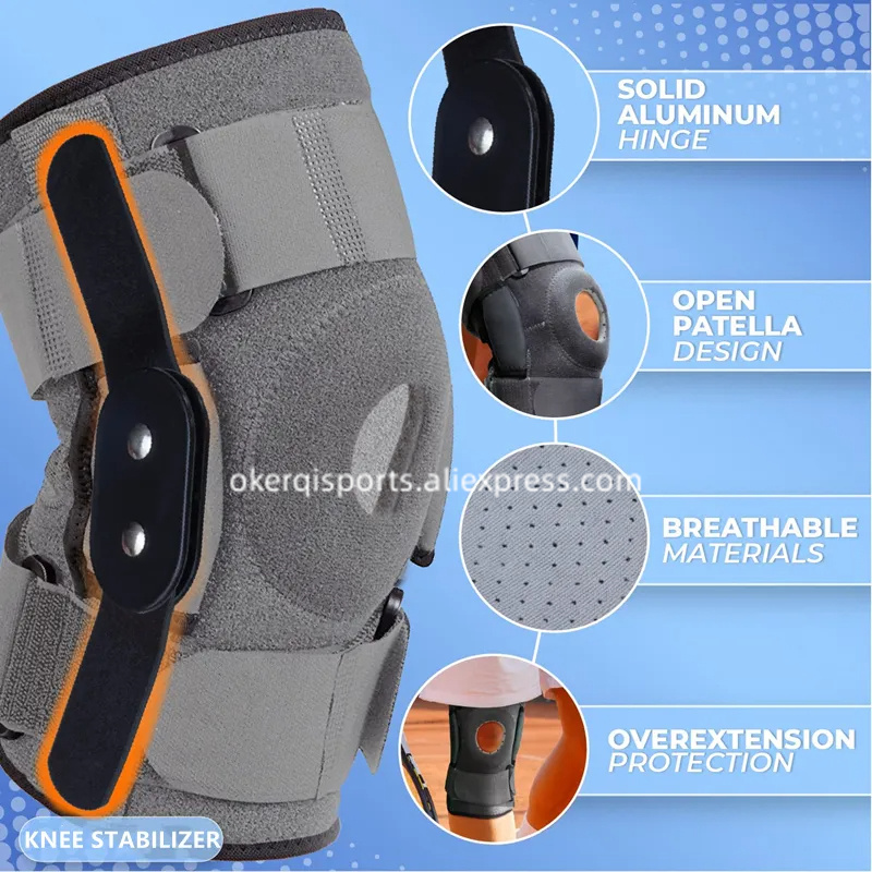 トレーニングとエクササイズ用の調整可能な膝サポート,フィット - Sports Equipment Knee Support のレビューと価格