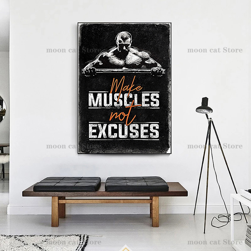 フィットネススポーツポスターボディービル動機付けの引用ポスタ - Sports Equipment Poster のレビューと価格