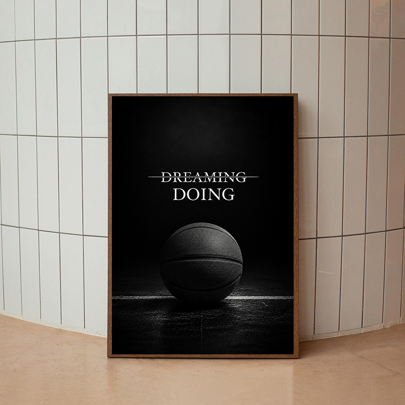 モダンフィットネスモチベーションポスター成功規律集中力インス - Sports Equipment Poster のレビューと価格