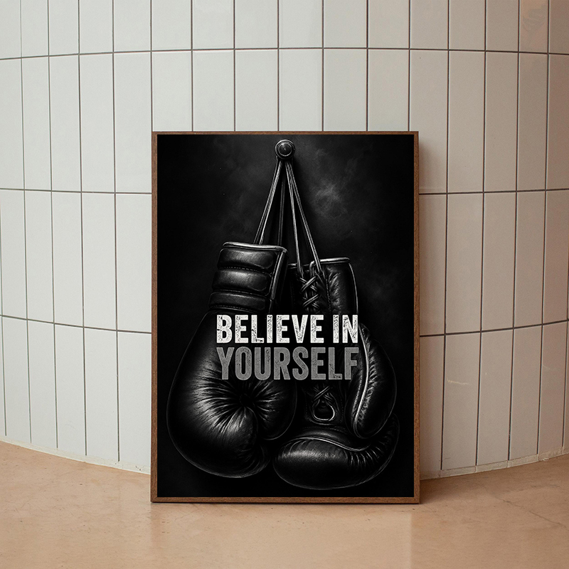 モダンフィットネスモチベーションポスター成功規律集中力インス - Sports Equipment Poster のレビューと価格